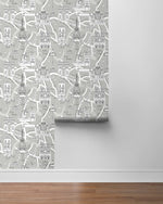 Paris peel and stick wallpaper roll NW44808 from NextWall
