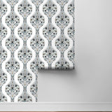 Floral peel and stick wallpaper roll NW45000 from NextWall