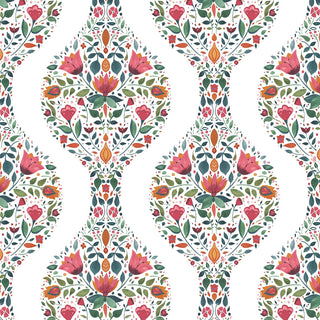 Floral peel and stick wallpaper NW45001 from NextWall
