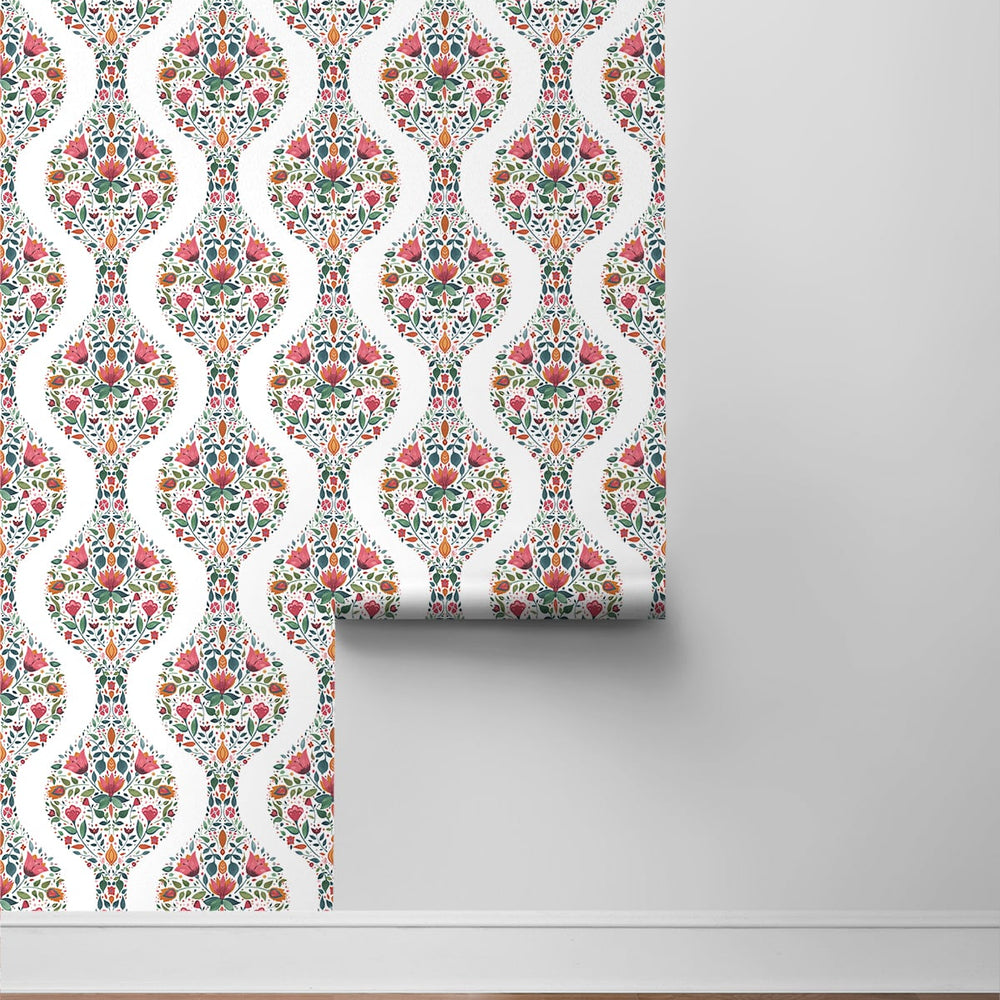 
                  
                    Floral peel and stick wallpaper roll NW45001 from NextWall
                  
                