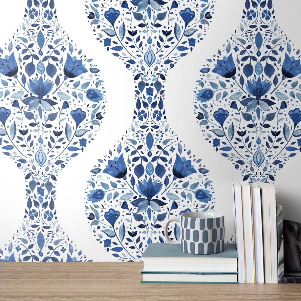 
                  
                    Floral peel and stick wallpaper decor NW45002 from NextWall
                  
                