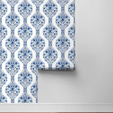 Floral peel and stick wallpaper roll NW45002 from NextWall