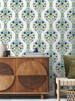 Floral peel and stick wallpaper decor NW45004 from NextWall