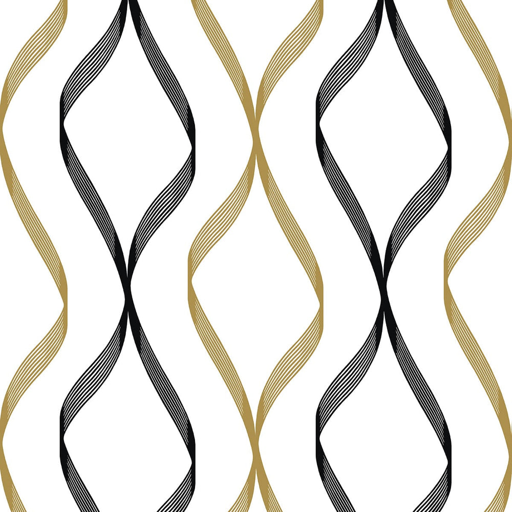 Ogee peel and stick wallpaper NW45100 from NextWall