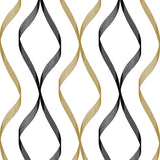 Ogee peel and stick wallpaper NW45100 from NextWall