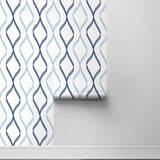 Ogee peel and stick wallpaper roll NW45102 from NextWall