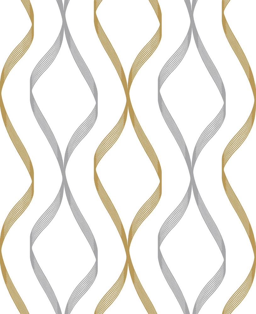 Ogee peel and stick wallpaper NW45105 from NextWall