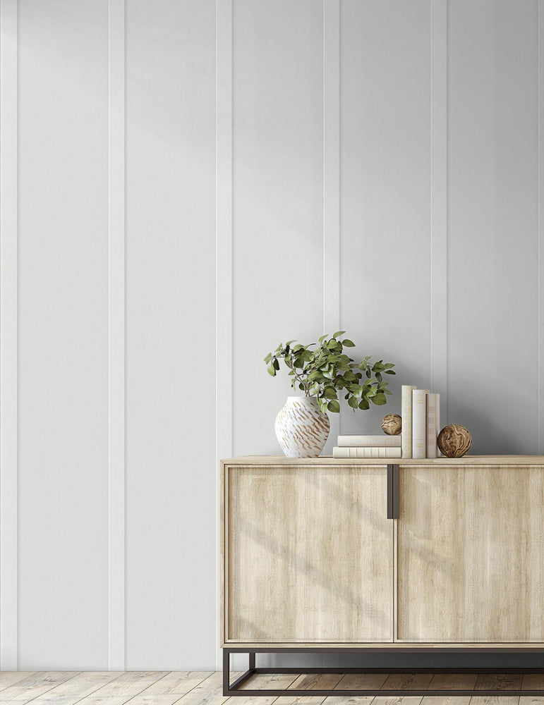 Board and batten peel and stick wallpaper decor NW45200 from NextWall