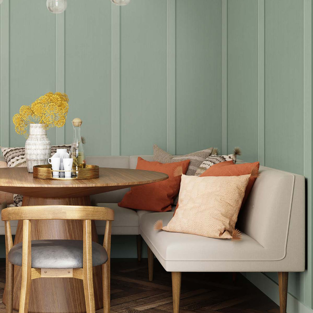 
                  
                    Board and batten peel and stick wallpaper dining room NW45204 from NextWall
                  
                