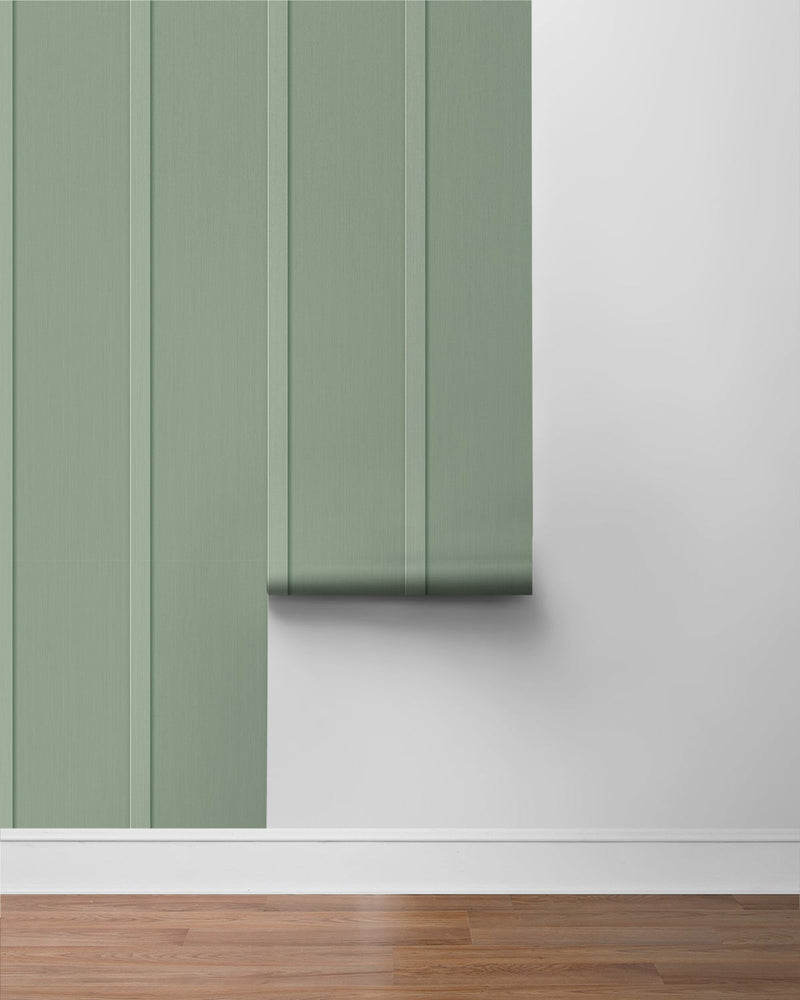 Board and batten peel and stick wallpaper roll NW45204 from NextWall