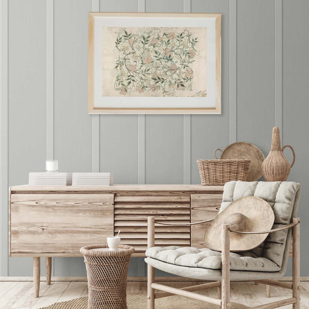
                  
                    Board and batten peel and stick wallpaper living room NW45205 from NextWall
                  
                