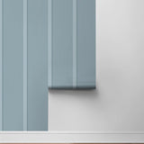 Board and batten peel and stick wallpaper roll NW45212 from NextWall