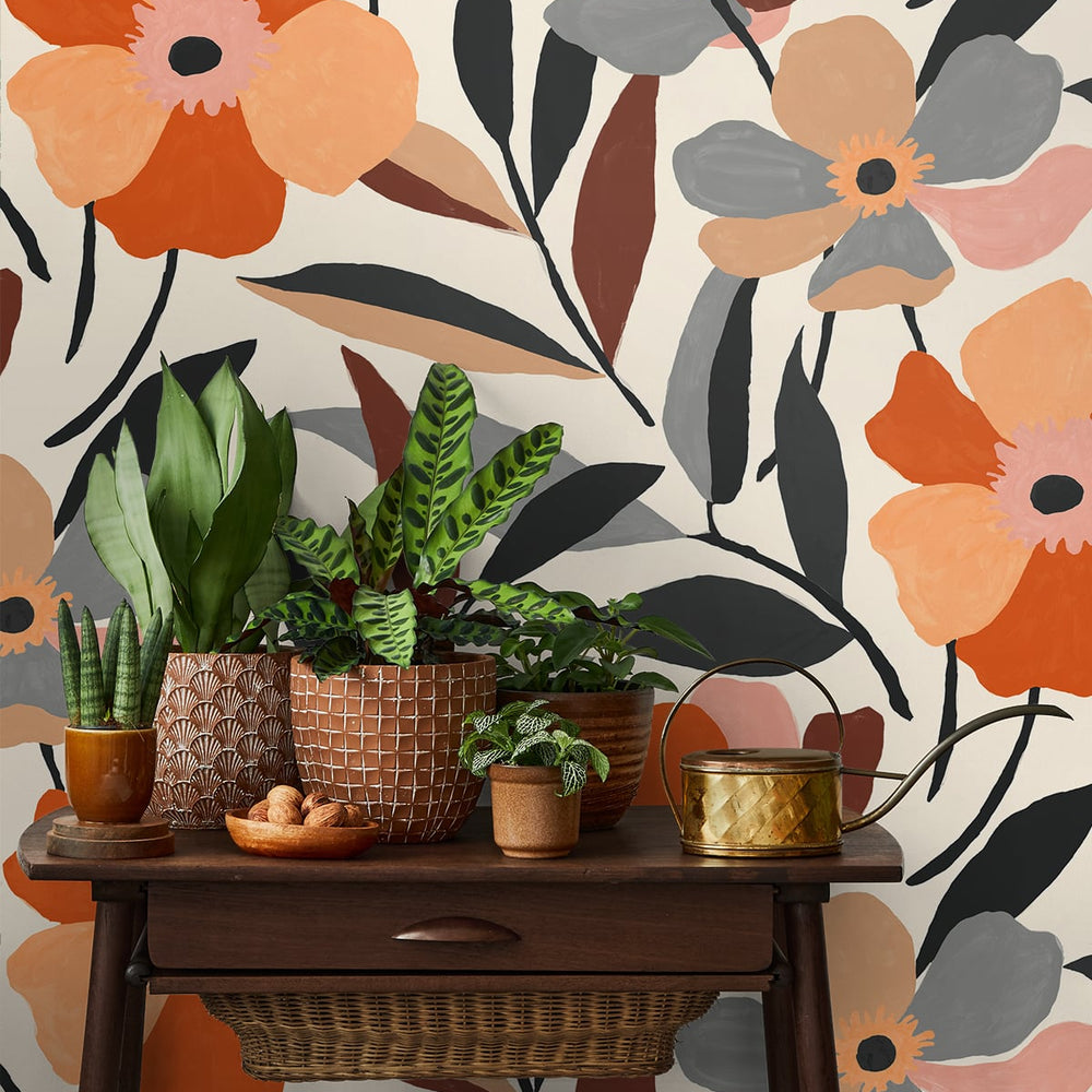
                  
                    Floral peel and stick wallpaper decor NW45306 from NextWall
                  
                