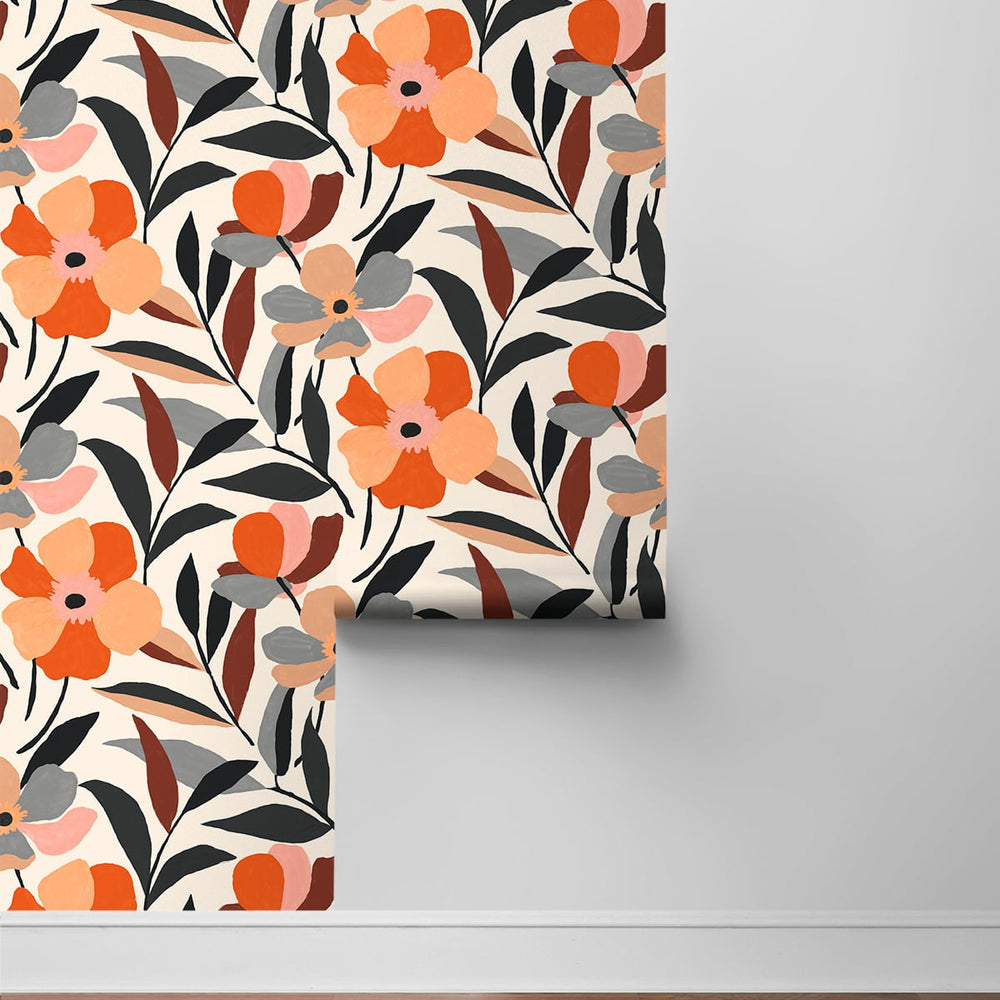 
                  
                    Floral peel and stick wallpaper roll NW45306 from NextWall
                  
                