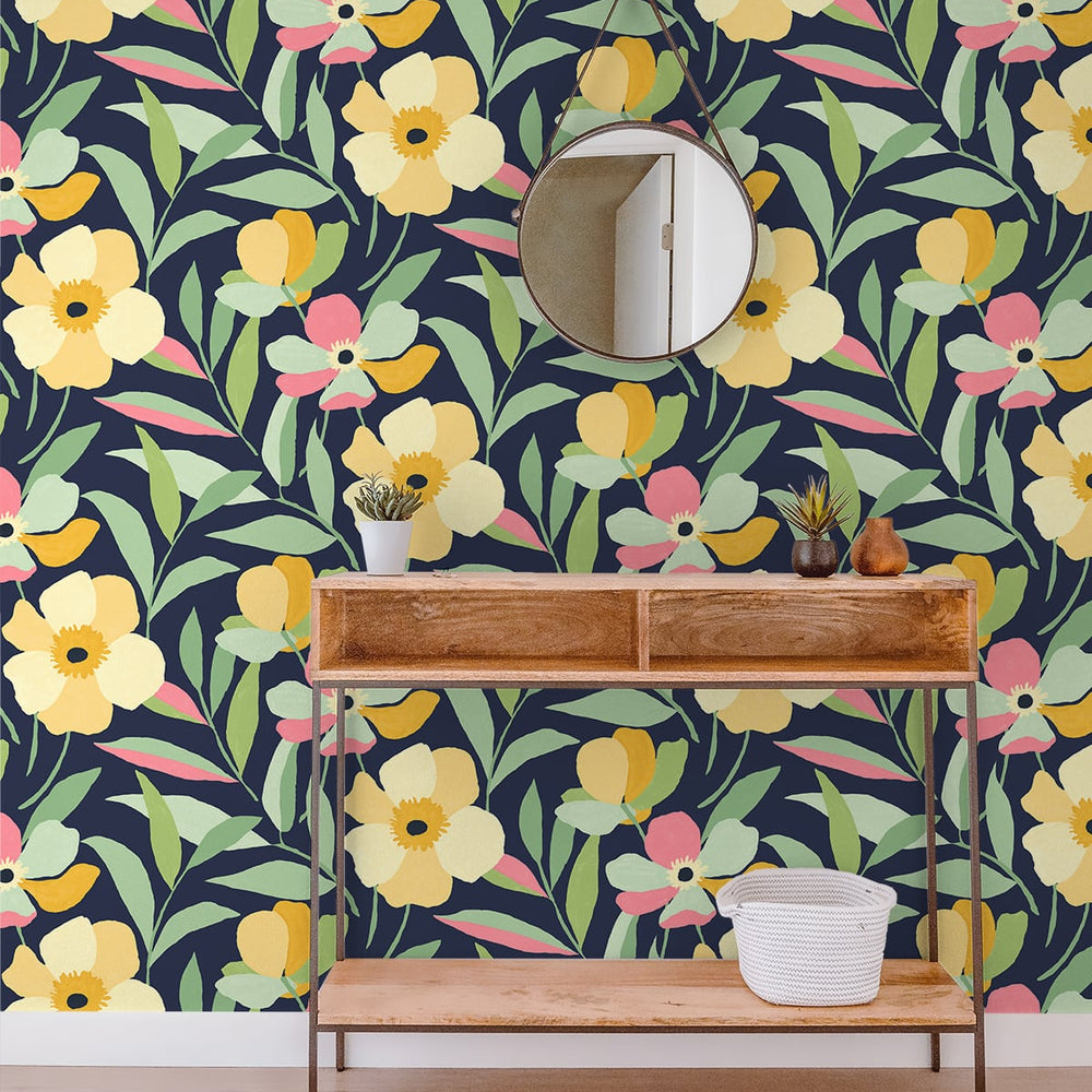 
                  
                    Floral peel and stick wallpaper decor NW45309 from NextWall
                  
                