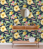 Floral peel and stick wallpaper decor NW45309 from NextWall