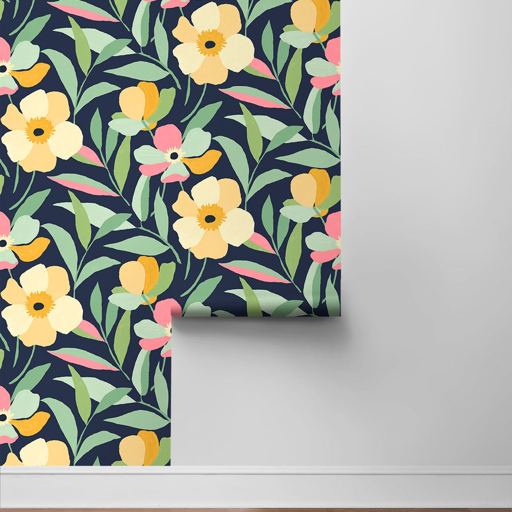 
                  
                    Floral peel and stick wallpaper roll NW45309 from NextWall
                  
                