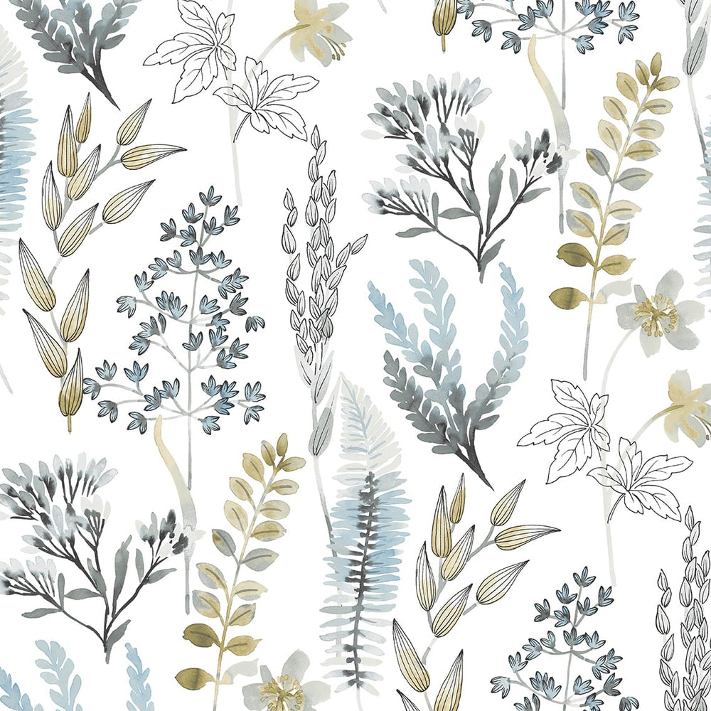 
                  
                    Botanical peel and stick wallpaper NW45404 from NextWall
                  
                