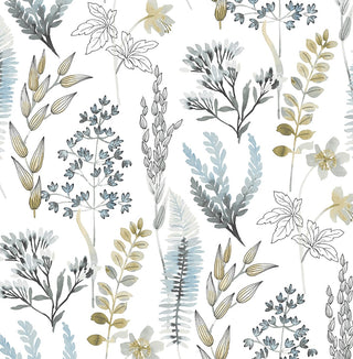 Botanical peel and stick wallpaper NW45404 from NextWall
