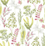 Botanical peel and stick wallpaper NW45407 from NextWall