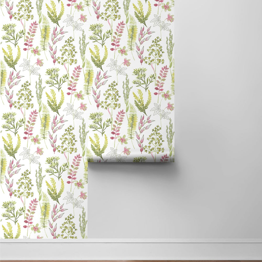 
                  
                    Botanical peel and stick wallpaper roll NW45407 from NextWall
                  
                