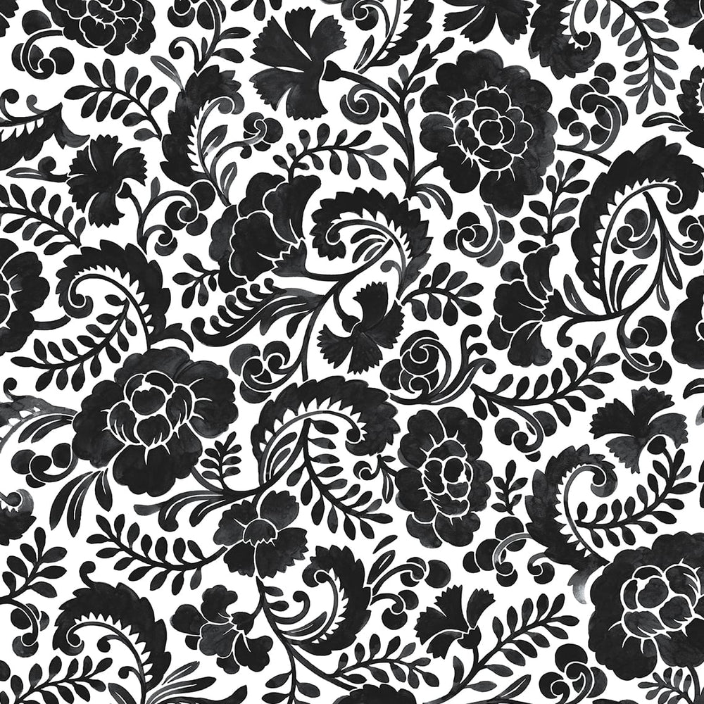 Paisley peel and stick wallpaper NW45500 from NextWall
