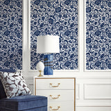 Paisley peel and stick wallpaper decor NW45502 from NextWall