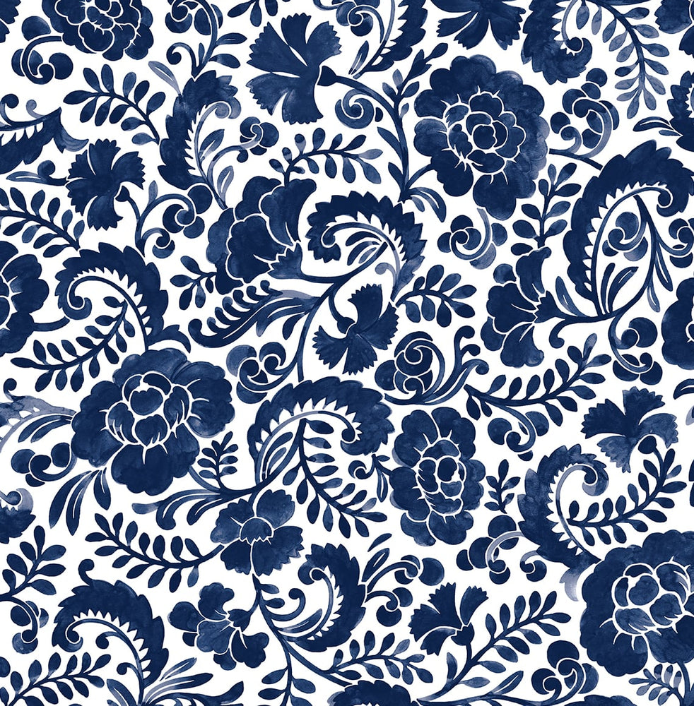 Paisley peel and stick wallpaper NW45502 from NextWall