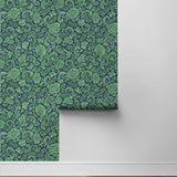 Paisley peel and stick wallpaper roll NW45504 from NextWall