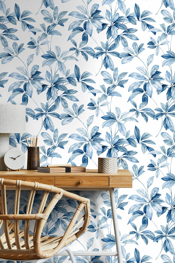Leaf peel and stick wallpaper decor NW45602 from NextWall