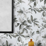 Leaf peel and stick wallpaper decor NW45605 from NextWall