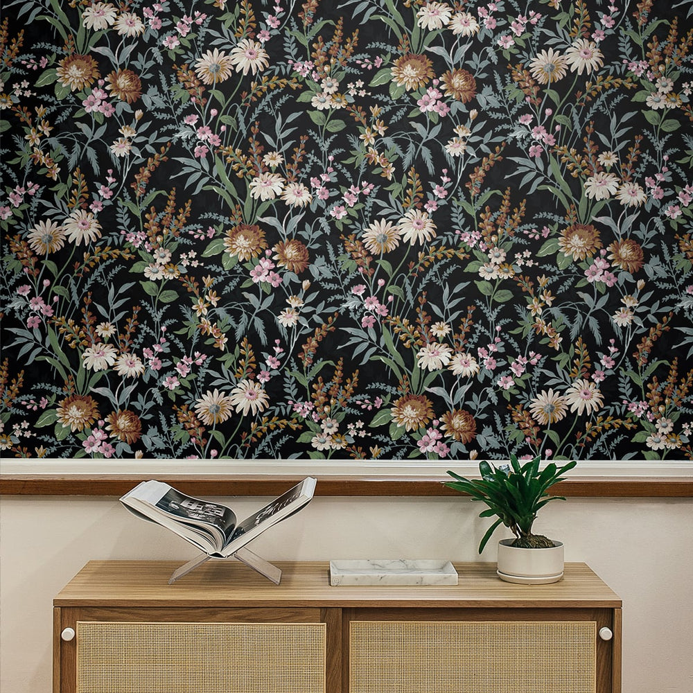 
                  
                    Vintage floral peel and stick wallpaper decor NW45700 from NextWall
                  
                