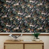 Vintage floral peel and stick wallpaper decor NW45700 from NextWall