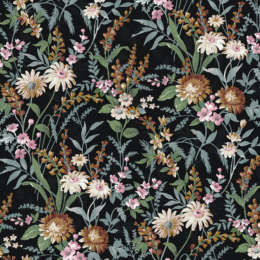 
                  
                    Vintage floral peel and stick wallpaper NW45700 from NextWall
                  
                