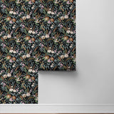 Vintage floral peel and stick wallpaper roll NW45700 from NextWall