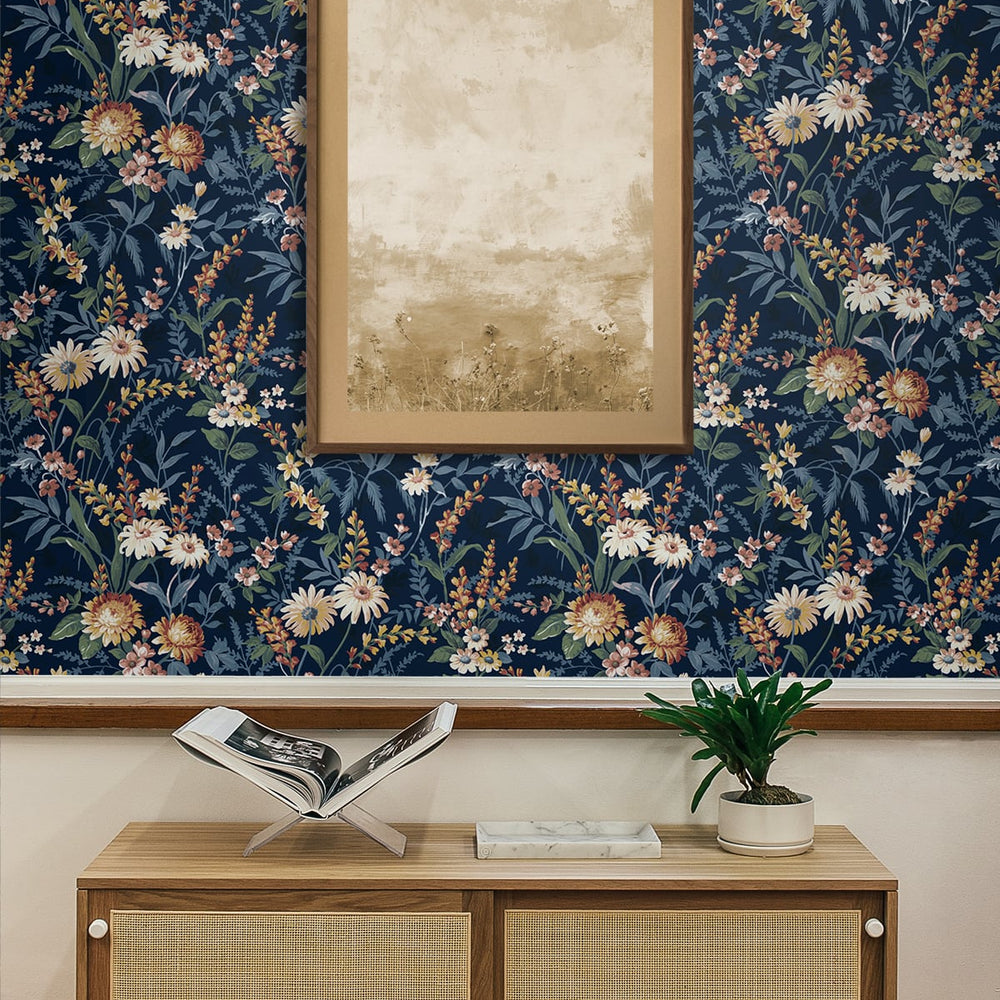 
                  
                    Vintage floral peel and stick wallpaper decor NW45702 from NextWall
                  
                
