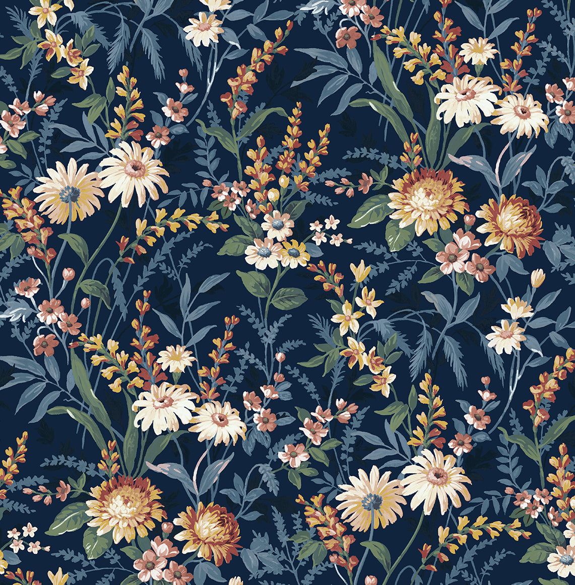 Vintage Floral Peel and Stick Removable Wallpaper – Say Decor LLC