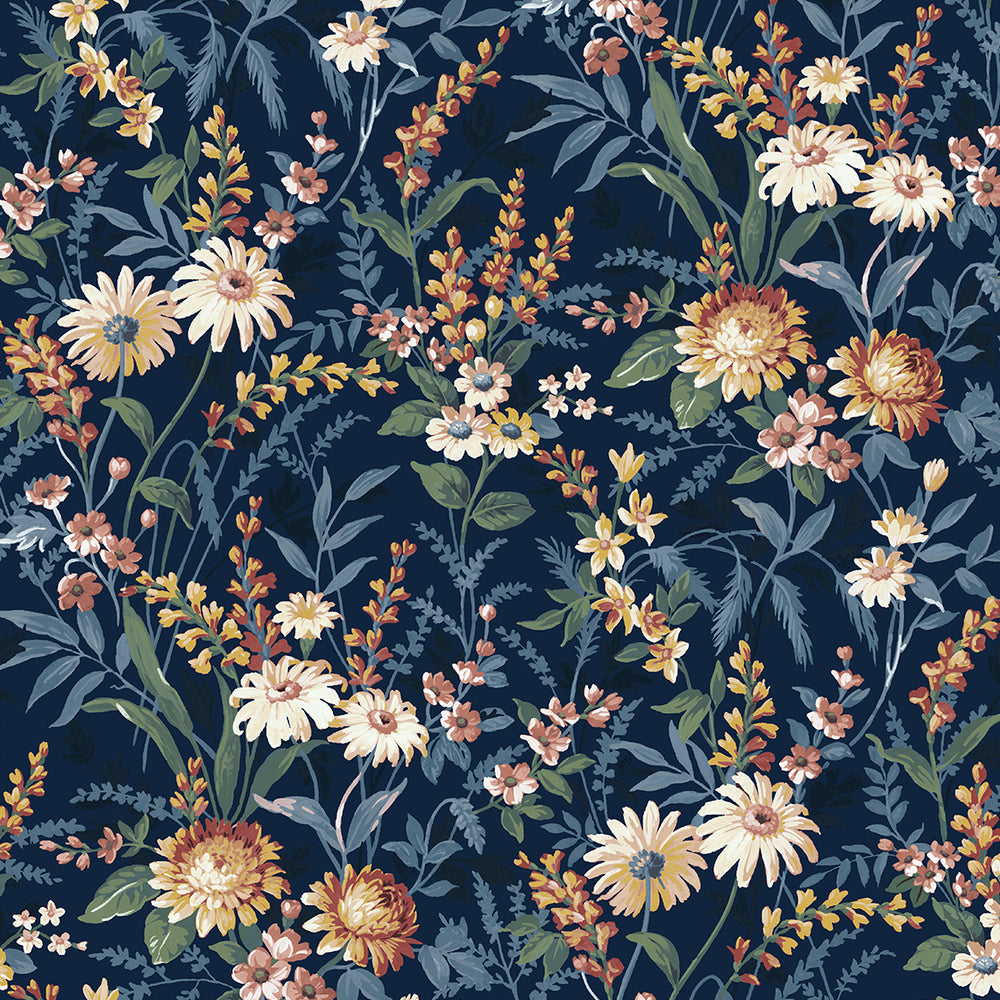
                  
                    Vintage floral peel and stick wallpaper NW45702 from NextWall
                  
                