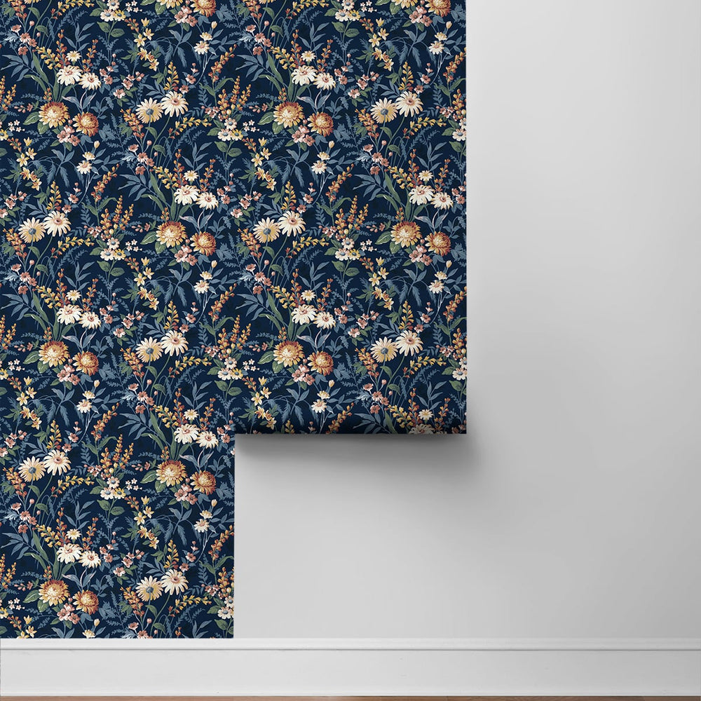 
                  
                    Vintage floral peel and stick wallpaper roll NW45702 from NextWall
                  
                