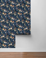 Vintage floral peel and stick wallpaper roll NW45702 from NextWall