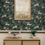 Vintage floral peel and stick wallpaper decor NW45704 from NextWall