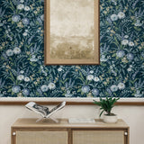 Vintage floral peel and stick wallpaper decor NW45712 from NextWall