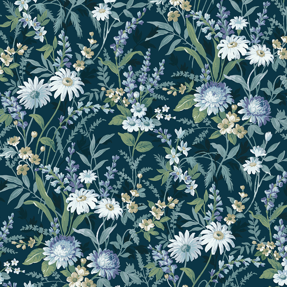 
                  
                    Vintage floral peel and stick wallpaper NW45712 from NextWall
                  
                