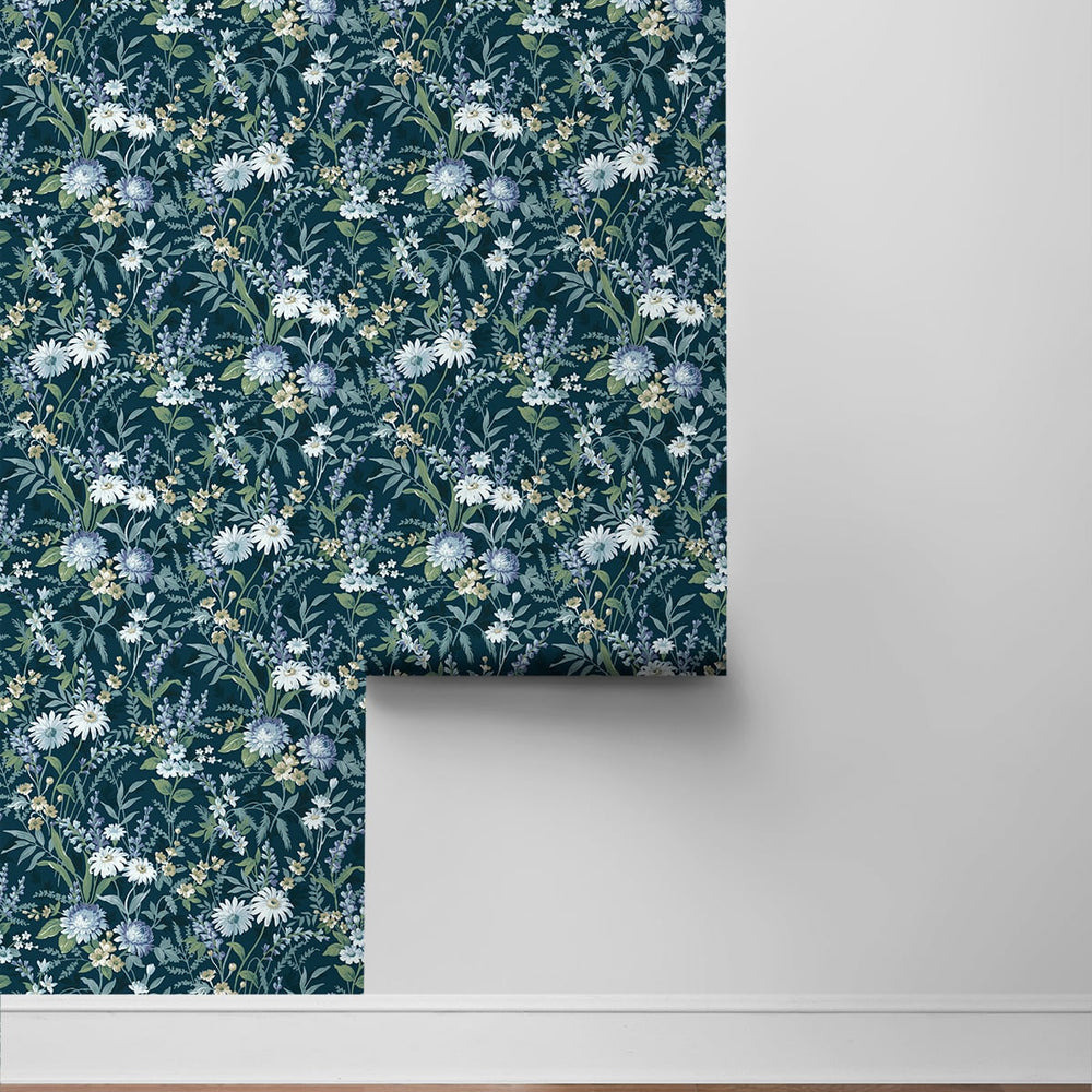 
                  
                    Vintage floral peel and stick wallpaper roll NW45712 from NextWall
                  
                
