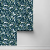 Vintage floral peel and stick wallpaper roll NW45712 from NextWall