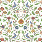 Bird floral peel and stick wallpaper NW45901 from NextWall