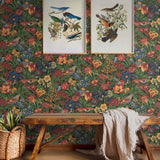 Vintage peel and stick wallpaper entryway NW46001 from NextWall