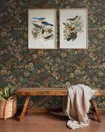 Vintage peel and stick wallpaper entryway NW46008 from NextWall