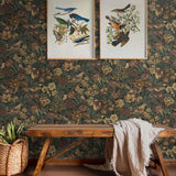 Vintage peel and stick wallpaper entryway NW46008 from NextWall