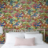 Floral peel and stick wallpaper dorm NW46101 from NextWall